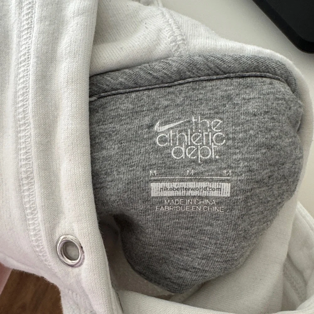 Nike white Hoodie with Black Logo